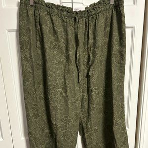 Sonoma Mid Rise Wide Leg Pants